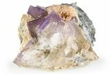 Purple Cubic Fluorite on Galena - Cave-In-Rock #260210-1